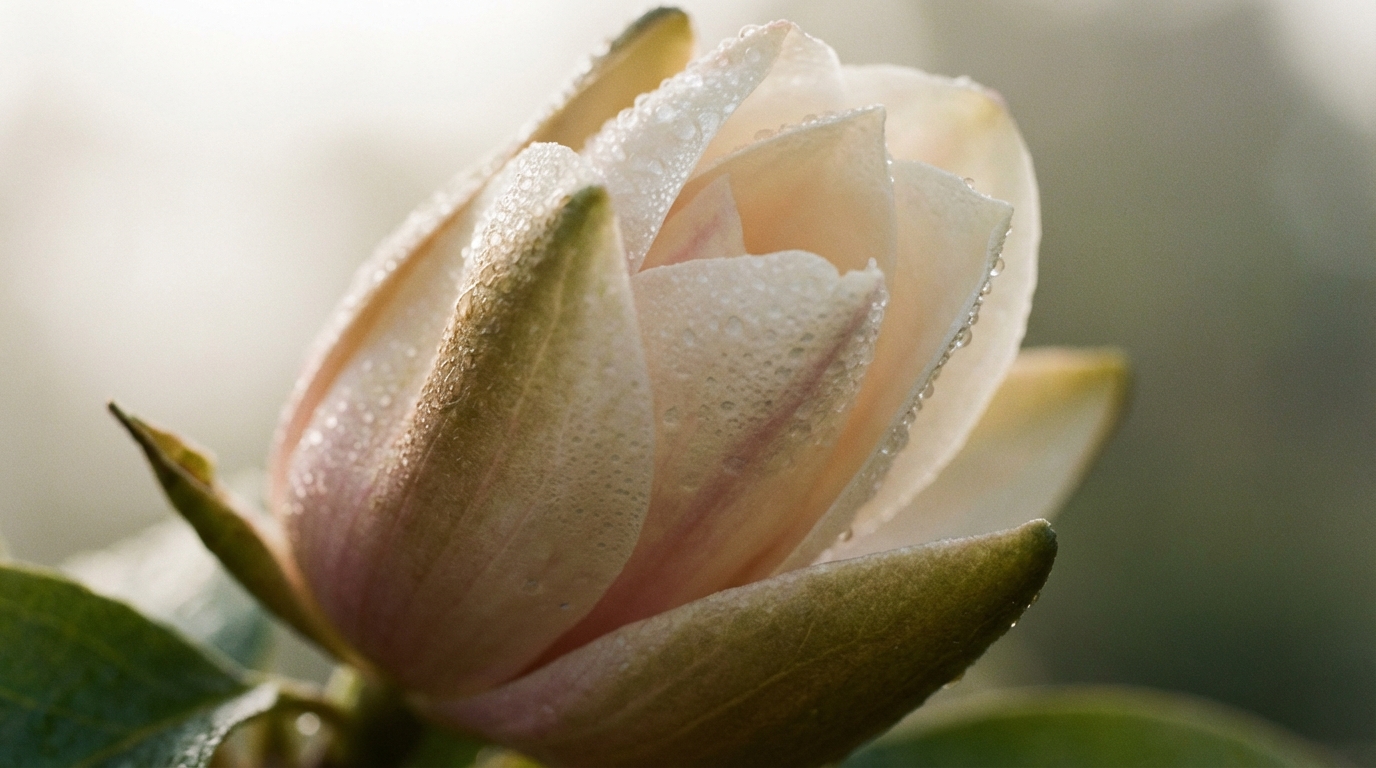 פרח עדין מסמל איזון הורמונלי ותהליכים טבעיים בגוף האישה