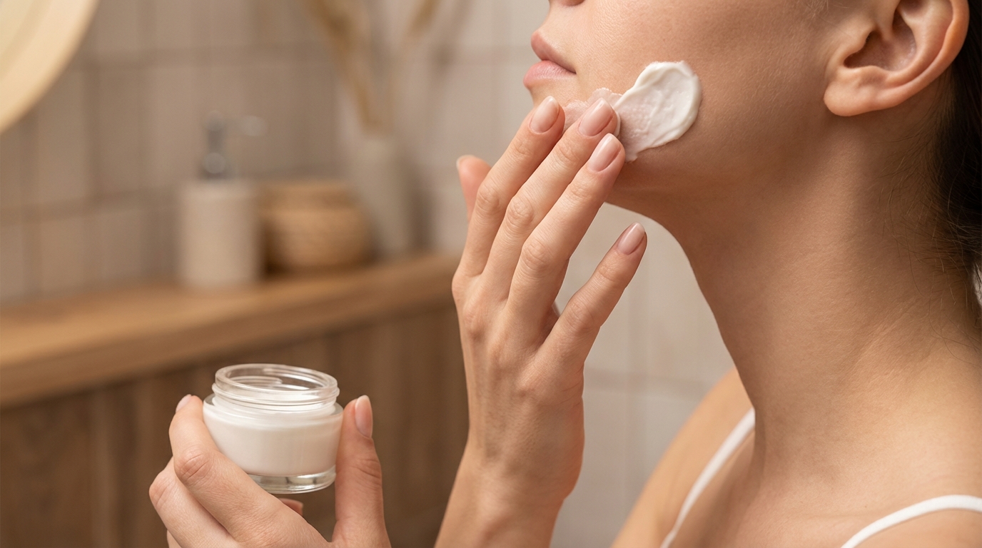 שימוש בקרם פרוביוטי כחלק משגרת טיפול באקנה הורמונלי