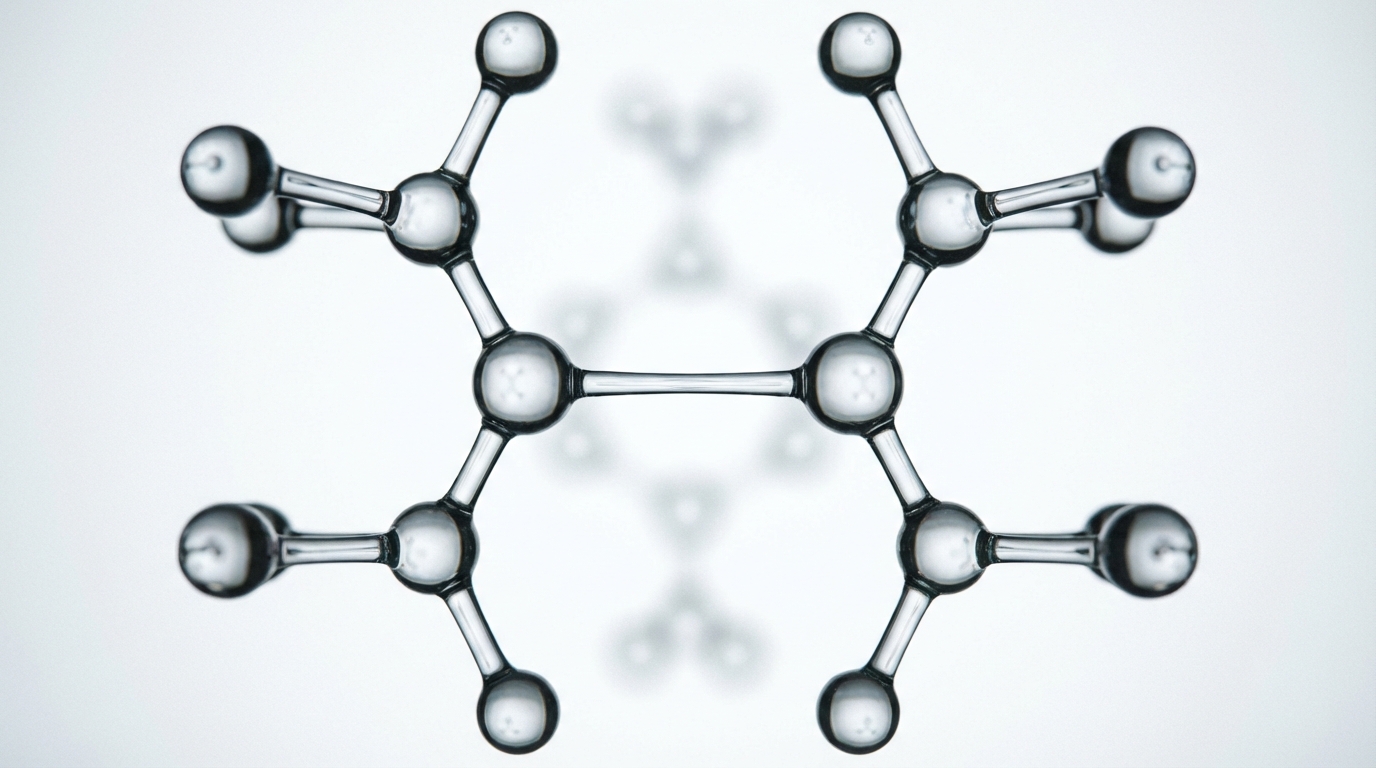 איור מופשט של איזון ביולוגי ברמה המולקולרית לתמיכה בפוריות